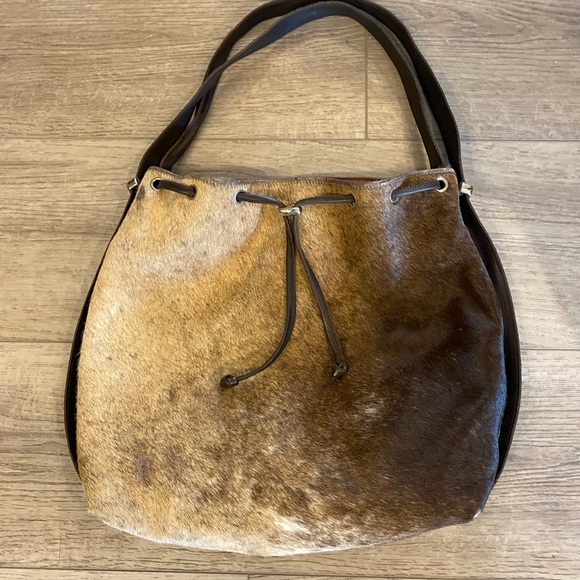 Cowhide and leather bag by Owen Barry main image 7